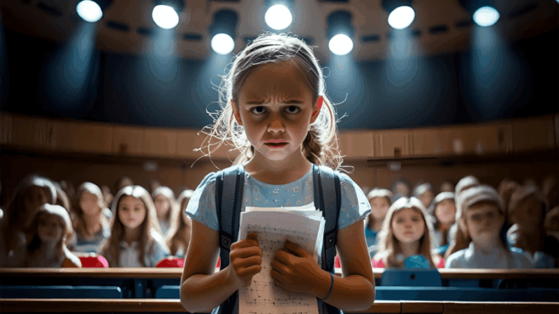 Niña auditorio Noti Ka